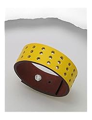 Yellow Leather Bracelet