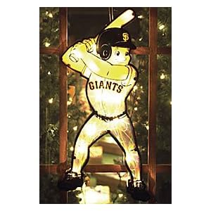 San Francisco Giants 20 Double Sided Window Light-Up Player by Wincraft