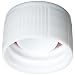 Chemglass CLS-3004-008 Microtube Closure with O-Ring, White (Pack of 1000)