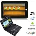 Maxtouuch- 10.2 inch Google Android 2.3 Netbook Notebook epad apad touchscreen Tablet PC Superpad 3 DDRII 512MB 4GB HDMI WIFI GPS Supports External USB 3G module G- Sensor Support Online video,online Movie,Online Music,Online Radio, Office software : WORD, EXCEL, POWERPOINT, PDF, TXT MP3 + FREE 10 inch Leather case keyboard + stylus + reader