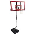 Spalding Polycarbonate Portable Basketball System- 48"