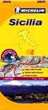 Michelin Local Map No. 365 Sicilia (Sicily) Scale 1:200,000 (French Edition)