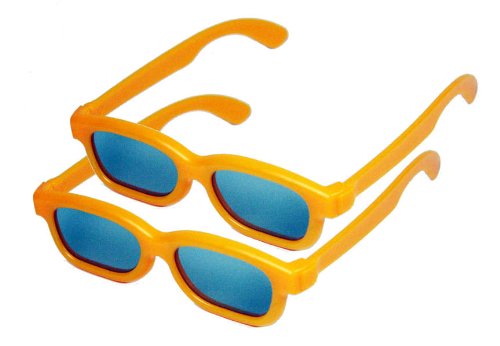 Children'S Passive 3D Glasses For Kids - 2 Pairs - Reald Certified - Home Cinema Or Theater - Vizio, Lg, Toshiba, Phillips, Jvc (609207228806)