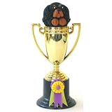 Cavalier King Charles Spaniel (Black and Tan) Trophy Dog Figurine