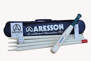 Aresson Traditional Rounders Set - Black/Navy, Adult