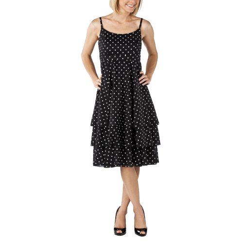 wedding dresses, Merona Collection Black Slvs Printed Dress P004 Combo - 16