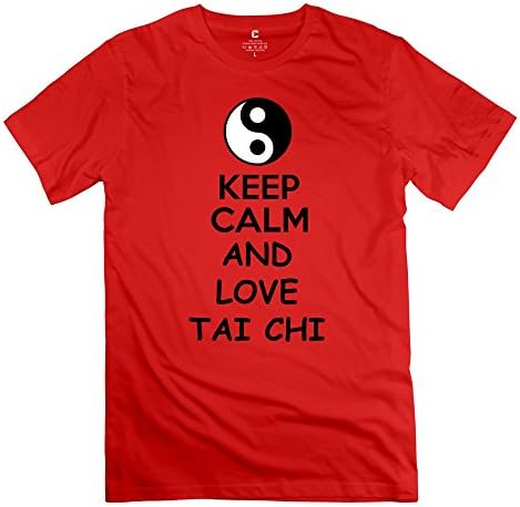 SANDELI Men's Yin Yang T-shirt XL Red