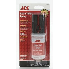 HENKEL 1165850 "ACE" EXTRA TIME EPOXY SYRINGE .85 oz.