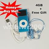 4gb Blue 2nd Generation Mp3 Player
