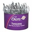 Gem Slant Tweezer (48 per Bucket)