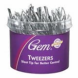 Gem Slant Tweezer (48 per Bucket)