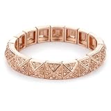 LK Designs Summer Breeze Rose Gold Colored Squ