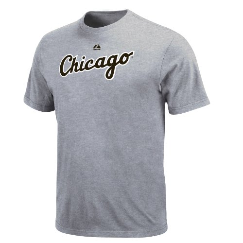 MLB Paul Konerko Chicago White Sox Youth Short Sleeve Basic Tee (Steel Heather, Medium)