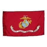 3' x 5' 3x5 FT United States Marine Corps USMC Flag SolarMax Nylon US Made