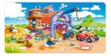 Disney License Plate Sign 6'' x 12'' New Quality Aluminum