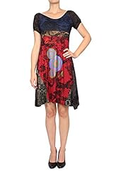 Cotton One Shoulder Short Sleeves Round Neck  Dress