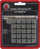 The Leather Factory Easy-To-Do Series Stamp Set - Alphabet (1/4")