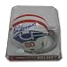 NEW ENGLAND PATRIOTS AUTOGRAPHED GINO CAPELETTI MINI THROWBACK HELMET