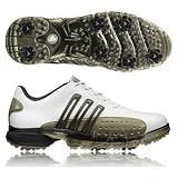 Adidas 2008 Men's Powerband Golf Shoe - Running White / Titan Metallic / Black - 737853
