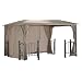 DC America GOPR58-BB-RS Replacement Privacy and Wind Shade-Rome Post Gazebo, 12-Foot by 12-Foot, Polyester