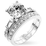 Nvie's Classic Double Band Evening Ring