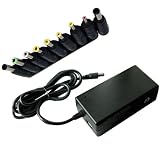 Universal Laptop Notebook AC Adapter Power Supply Charger Cord for ASUS, Averatec, Compaq, Dell, Fujitsu, Gateway, HP, IBM , NEC, Panasonic, Sony, Toshiba with w/ 9 DC Connectors (70W)