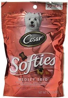 Cesar Canine Cuisine Softies Medley Trio Treats for Dog