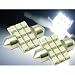 12連★高輝度LEDルームランプホワイト2ヶ T10×31mm as58-2