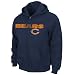 NFL Chicago Bears Touchbck III Full Zip Jacket Adult Long Sleeved Fullzip Hooded Fleece, Traditional Navy, X-Large
