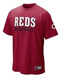 Cincinnati Reds Nike 10 Practice Jersey Tee