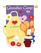 Grandma Camp Flag Indoor/outdoor 28" X 44"