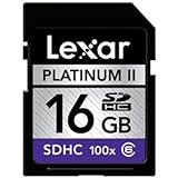 Lexar Platinum II 16 GB 100x SD/SDHC Flash Memory Card LSD16GBSBNA100