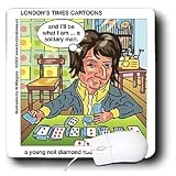 Londons Times Funny Hollywood Cartoons - Neil Diamond Song Idea - Mouse Pads