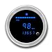 Cyberdyne C270E351N Speedometer + Tach Combo Blue with Silver Bezel
