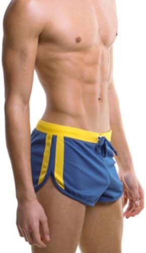 Crazycity Sexy Mens Underwear Boxer Trunks Shorts Pants Jogging Sports Briefs (US12/UK14/EU42, Blue)