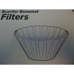 Bonamat Bravilor Korbfilter 1000Stk. wei� 85/245mm