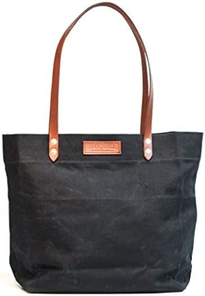 Market Tote - Waxed Canvas - Black