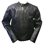 Men's Black Leather Motorcycle Jacket-Leatherbull(Free U.S. Shipping)