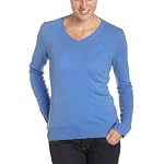 Red Moon Women's 100% Cashmere Long Sleeve V-Neck Sweater