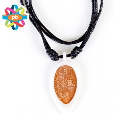 Pendant with necklace - Color Glow in the Dark