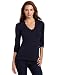 Mod-O-Doc Women’s Slim Fit Long Sleeve V-Neck Tee