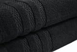SuperSoft Cotton Bath Sheet. Colour. Black.