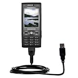 Klassisches USB Kabel f�r Sony Ericsson k800i mit Hot Sync und aufladen Einsatzm�glichkeiten - von Gomadic mit TipExchange Technology