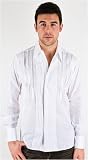 Artine Tuxedo Shirt - White