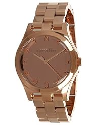 Marc by Marc Jacobs Henry Glossy Rose Gold-tone Ladies Watch MBM3212
