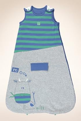 Petit Bebe Pure Cotton Sleeveless Cow 1.2 Tog Sleeping Bag
