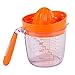 Manual Orange and Citrus Juicer Measuring Cup by Clever Chef | Juice Pitcher With Step Measurements 2-in-1 | Great Kitchen Gadget for Multi-Tasking