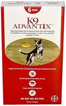 6 Month Supply Of Advantix For Dogs 20-55 Lbs.