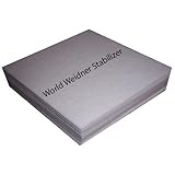 Tear Away - Machine Embroidery Stabilizer Backing 100 Precut Sheets- Medium Weight 1.8oz. - 12"x10" - Fits 5x7 Hoops