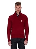 CLK Jersey Solid Half Zipper (Vino)